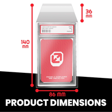 Evoretro: Bustine Protezioni per Carte Richiudibili Trasparenti e Antigraffio 100pz - Card Game Sleeves