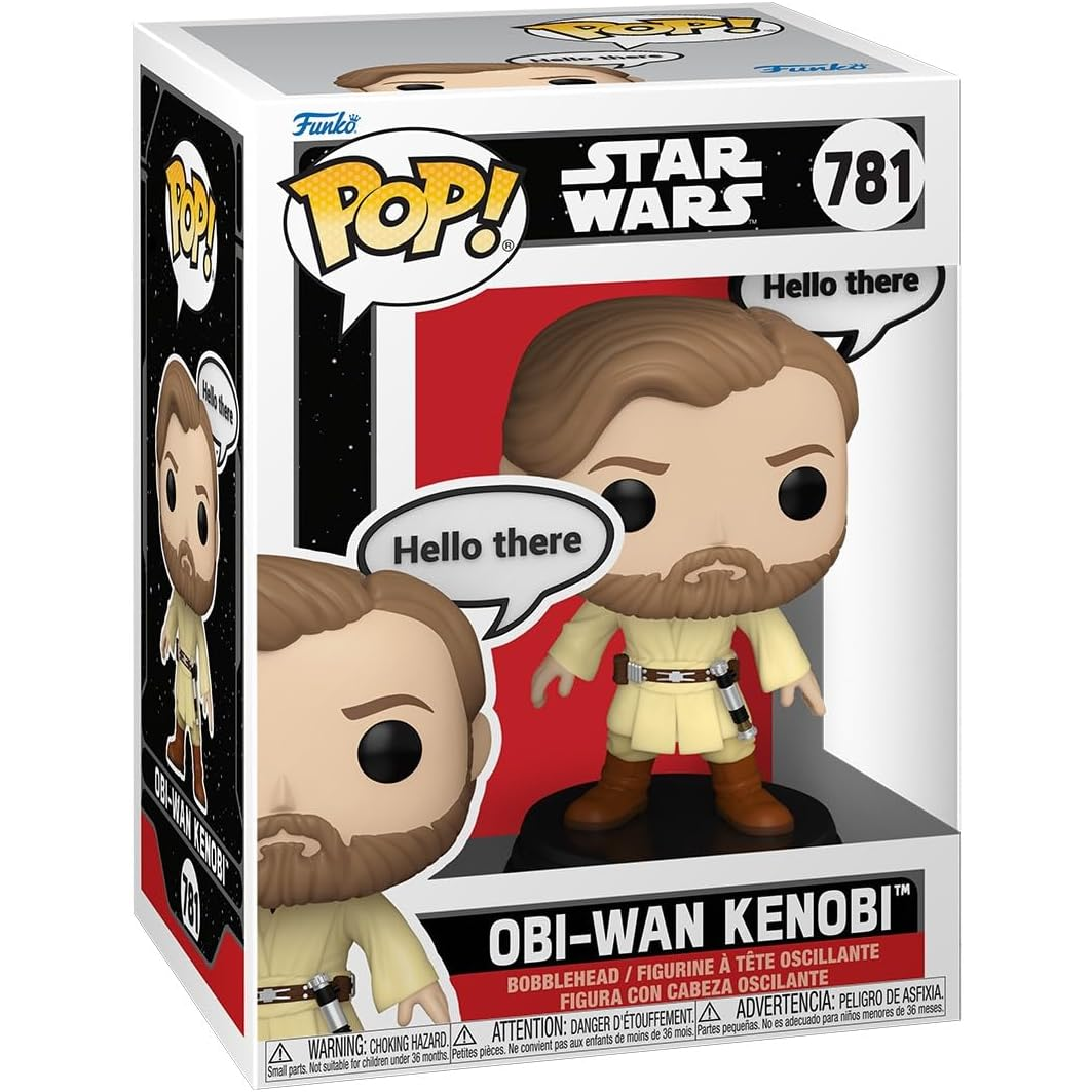 Funko Pop! Star Wars (781) Obi-Wan Kenobi - Bobblehead Vinyl Figure 9cm
