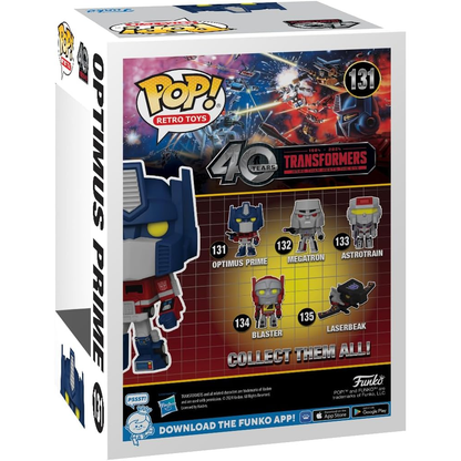 Funko Pop! Retro Toys: Transformers (131) Optimus Prime - Vinyl Figure 9cm