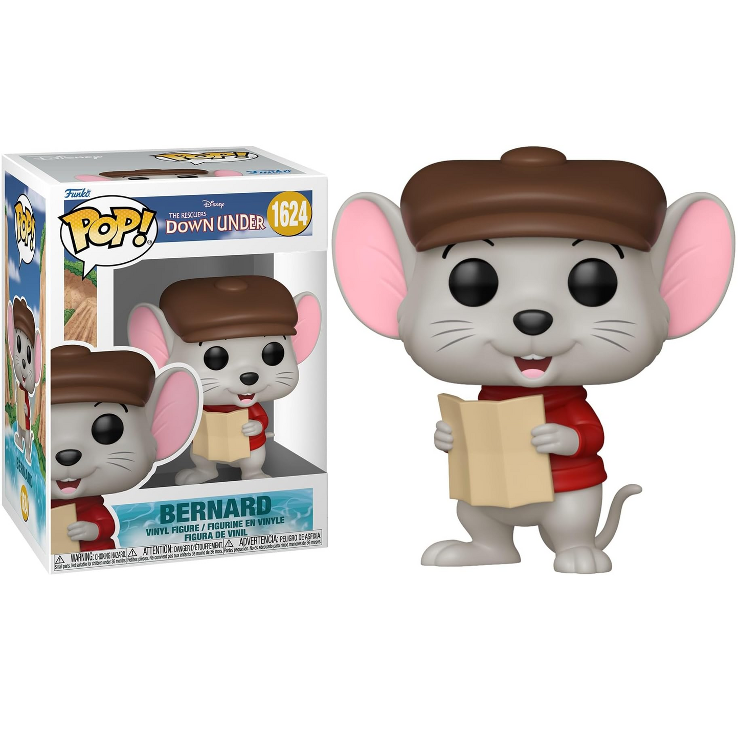 Funko Pop! Disney: The Rescuers Down Under (1624) Bernard (Bianca e Bernie) Figure 9cm
