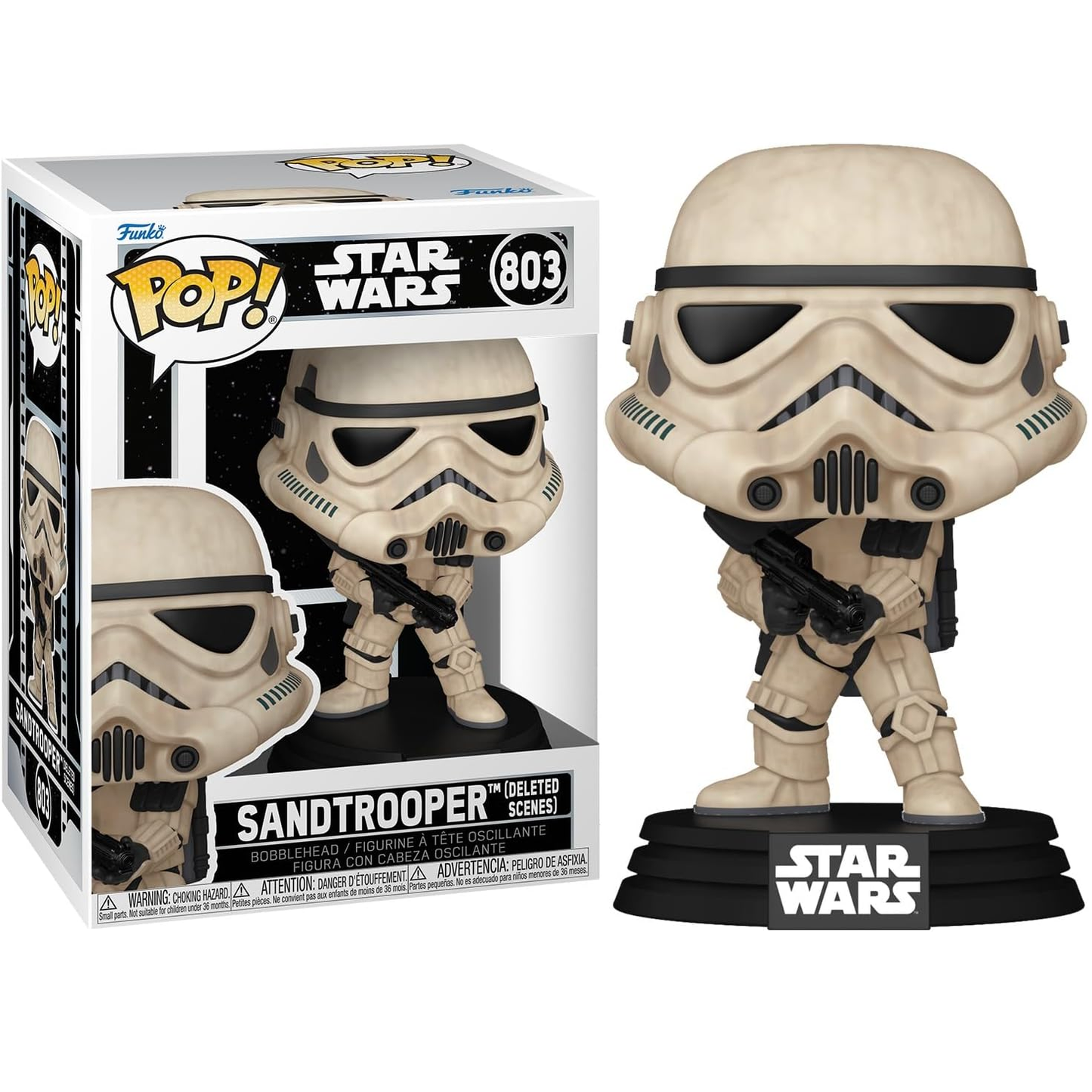 Funko Pop! Star Wars (803) Sandtrooper (Deleted Scenes) Vinyl Figure 9cm