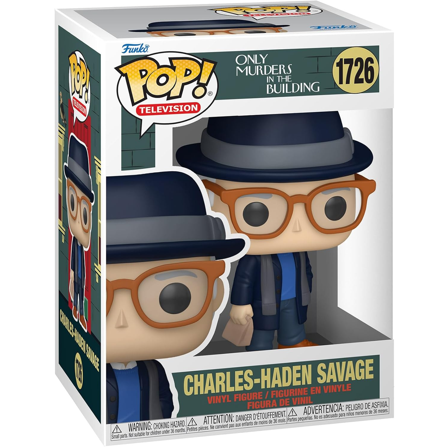 Funko Pop! Television: Only Murders In the Building (1726) Charles Haden Savage - Vinyl Figure 9cm