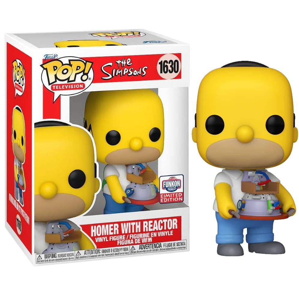 Funko Pop! Television The Simpsons (1630) Homer with Reactor - Vinyl Figure 9cm