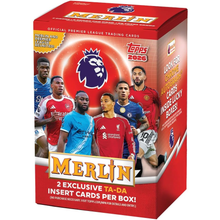 Topps Merlin Premier League 2026 Value Box 7 Buste + 2 Carte Esclusive Calcio Collezione