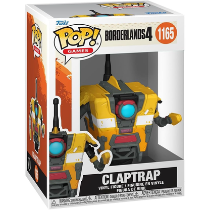 Funko Pop! Games Borderlands 4 (1165) Claptrap - Vinyl Figure 9cm