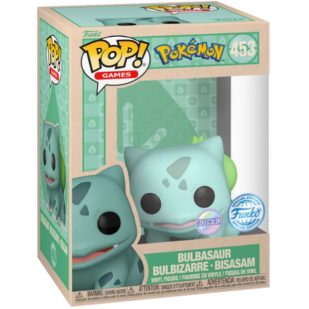 Funko Pop! Games Pokémon (453) Bulbasaur Special Edition Soft Color - Vinyl Figure 9cm