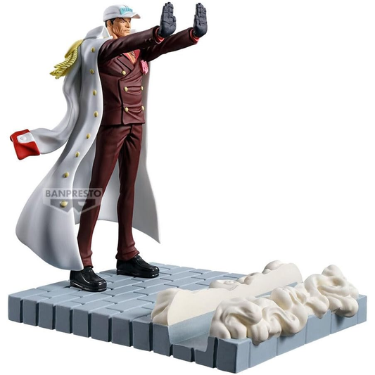 Bandai Banpresto One Piece: Akainu Sakazuki Figure PVC 12cm - Supporto Telefono