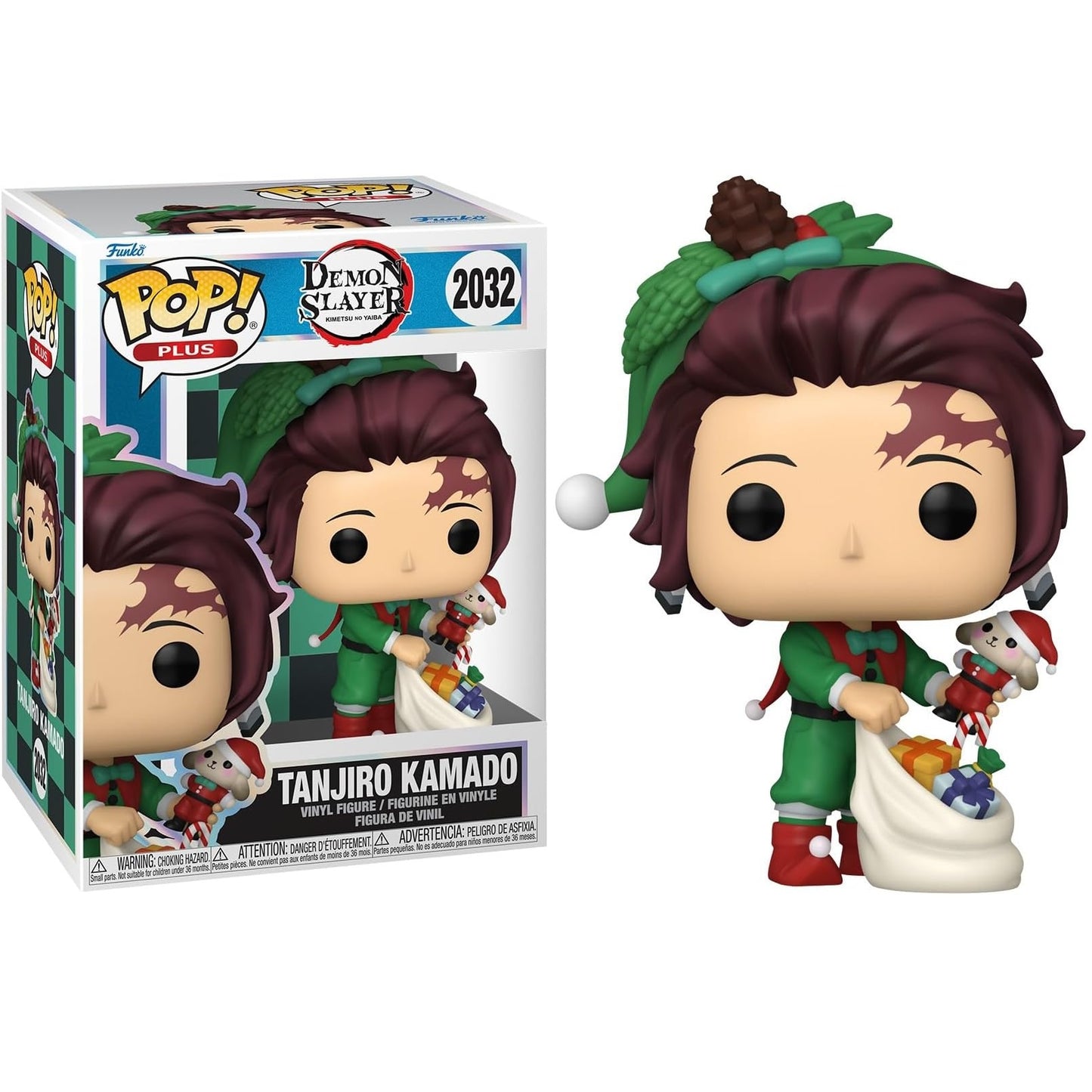Funko Pop! Plus Demon Slayer (2032) Tanjiro Kamado - Vinyl Figure 9cm