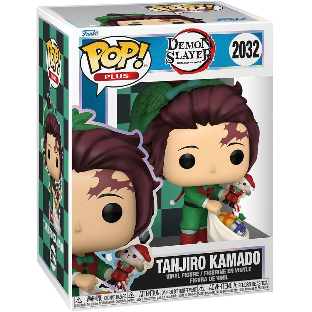 Funko Pop! Plus Demon Slayer (2032) Tanjiro Kamado - Vinyl Figure 9cm