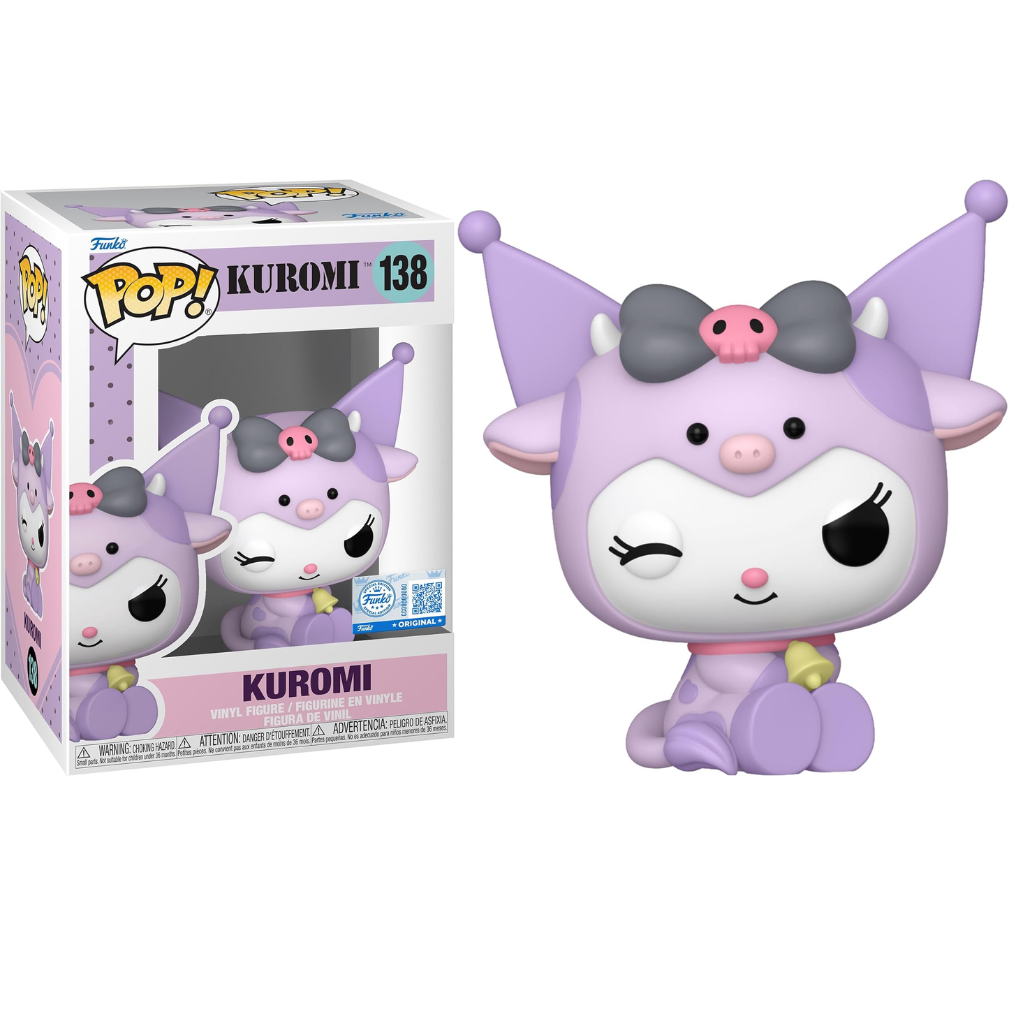 Funko Pop! Hello Kitty (138) Kuromi In Cow Special Edition - Vinyl Figure 9cm
