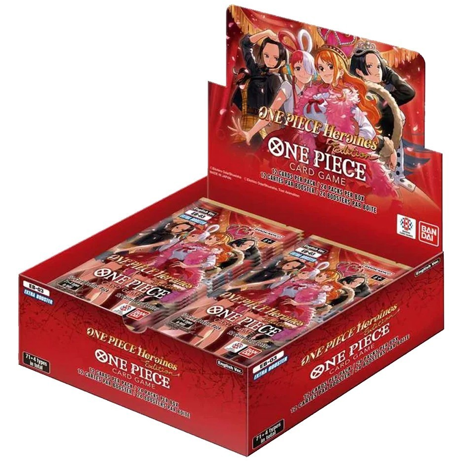 Bandai One Piece EB-03 Heroines Edition - 24 Pack Per Box TCG Card (Inglese)