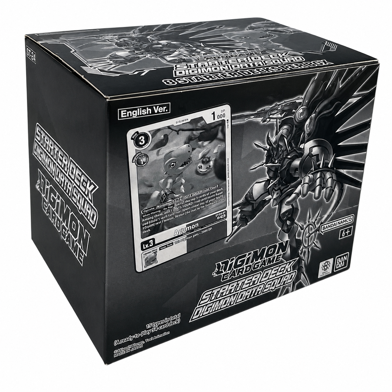 Bandai Digimon Card Game ST-24 Data Squad Starter Box Deck Display 8 Mazzi Inglese