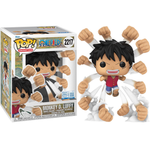 Funko Pop! Animation: One Piece (2217) Monkey D. Luffy Gum Gum Gatling (Special Edition) Vinyl Figure 9cm