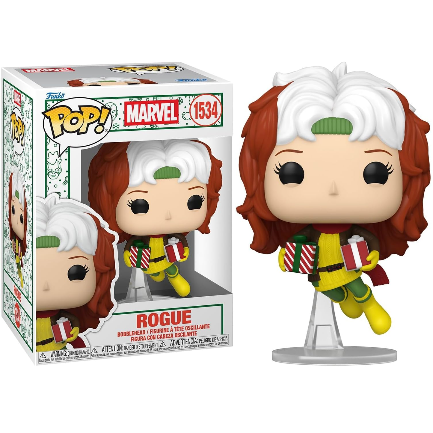 Funko Pop! Marvel Holiday: X-Men (1534) Rogue (Bobblehead) Vinyl Figure 9cm