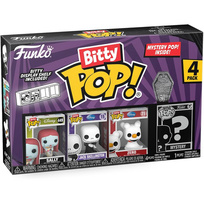 Funko Bitty Pop! The Nightmare Before Christmas (4 Pack) - Mini figure 2cm