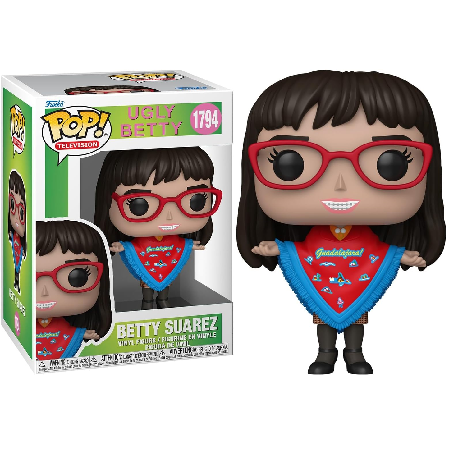 Funko Pop! Television: Ugly Betty (1794) Betty Suarez - Vinyl Figure 9cm