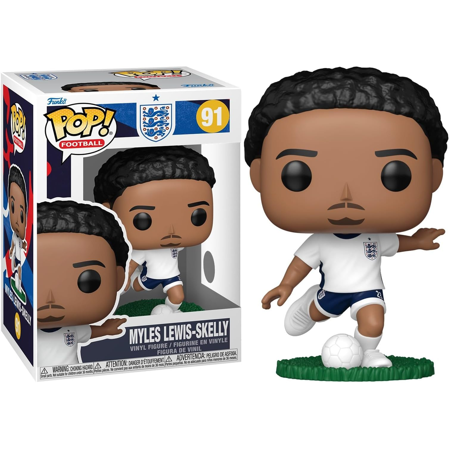 Funko Pop! Football: England (91) Myles Lewis-Skelly - Vinyl Figure 9cm