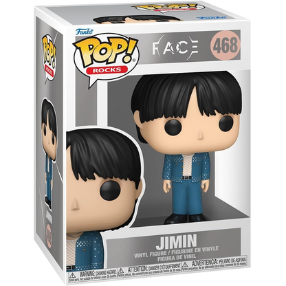 Funko Pop ! Rocks BTS Face - (468) Jimin (Like Crazy) Figure K-POP 9cm
