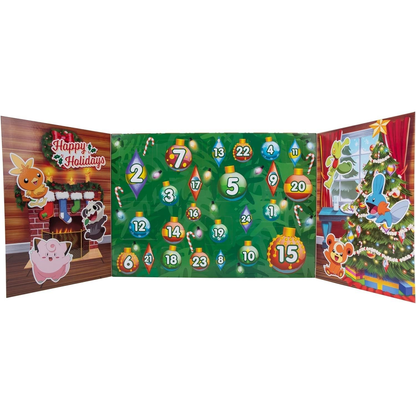 Pokemon Calendario dell'Avvento 2025 - 16 Mini Figure 6cm e Otto Accessori Unici