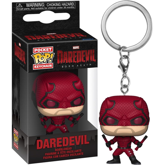 Funko Pop! Pocket Keychain Marvel Daredevil Born Again - Daredevil Mini Vinyl Figure 5cm