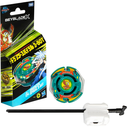 Beyblade X Dranzer Spiral 3‑80T Anniversary X‑Over Top & Launcher Hasbro