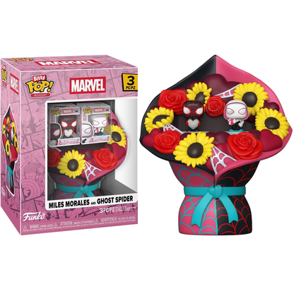 Funko Bitty Pop! Bouquet Marvel - Miles Morales and Ghost Spider (3pz) San Valentino