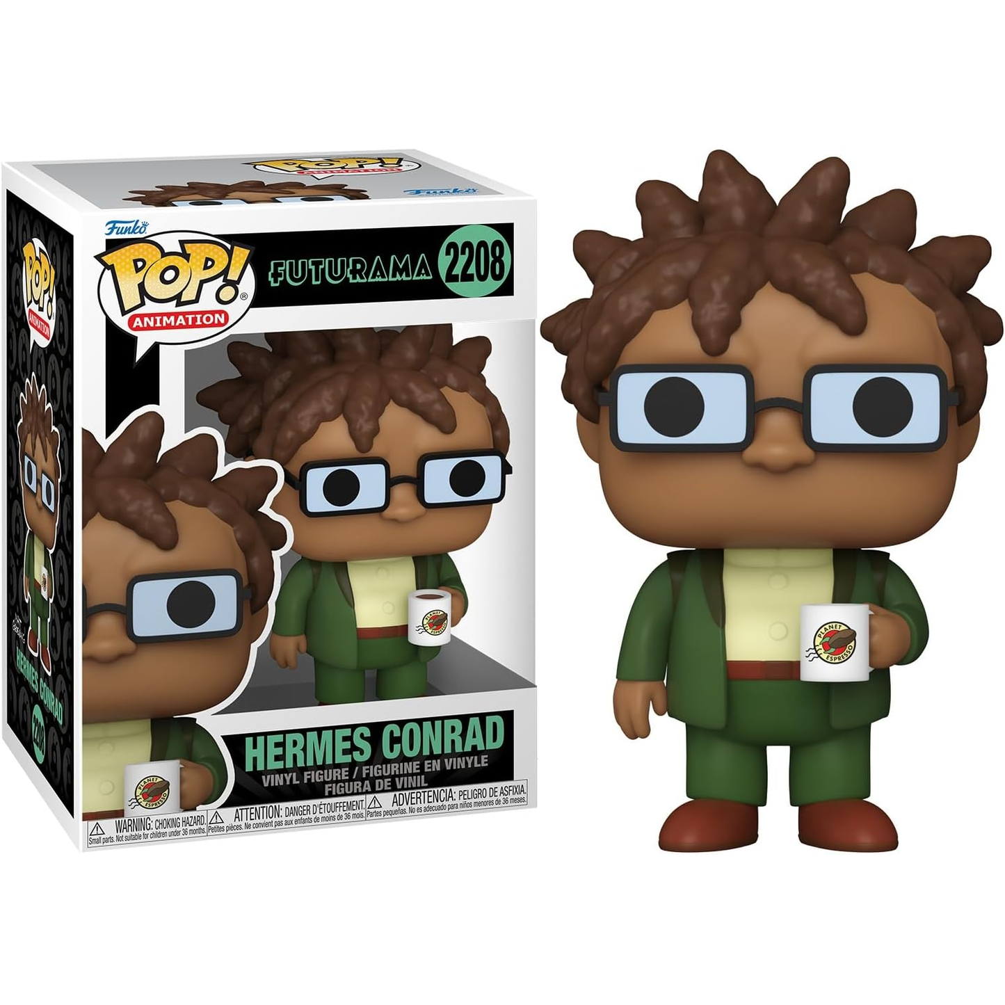 Funko Pop! Animation: Futurama (2208) Hermes Conrad - Vinyl Figure 9cm (Preordine)