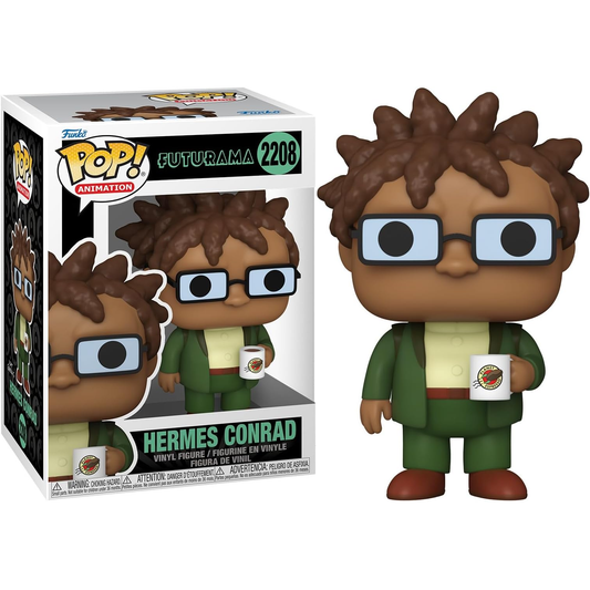 Funko Pop! Animation: Futurama (2208) Hermes Conrad - Vinyl Figure 9cm (Preordine)