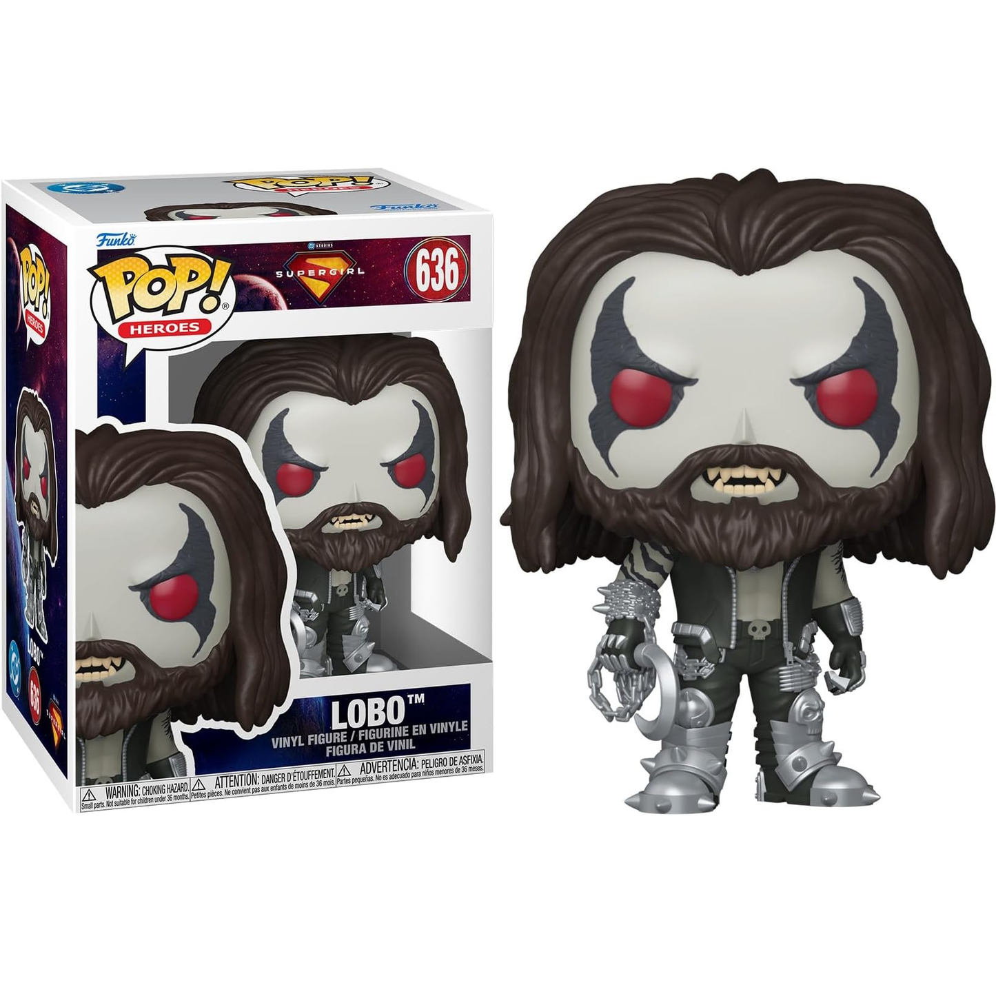 Funko Pop! Heroes: DC Studios Supergirl (636) Lobo - Vinyl Figure 9cm