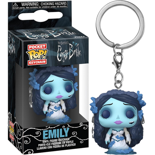 Funko Pop! Pocket Keychain The Corpse Bride - Emily Mini Vinyl Figure 5cm