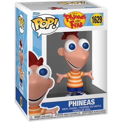 Funko Pop! Disney: Phineas And Ferb (1629) Phineas - Vinyl Figure 9cm