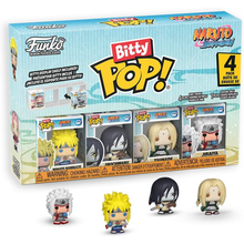 Funko Bitty Pop! Naruto Shippuden (4 Pack) w/ Bitty Display - Mini Vinyl Figure 2cm