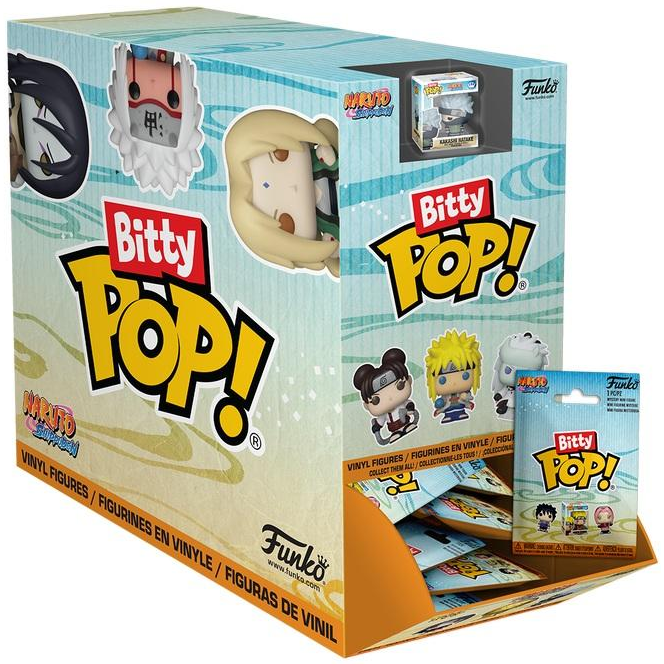 Funko Bitty Pop! Naruto Shippuden Mystery Box (Dispenser of Random 32pz Mini Figure)