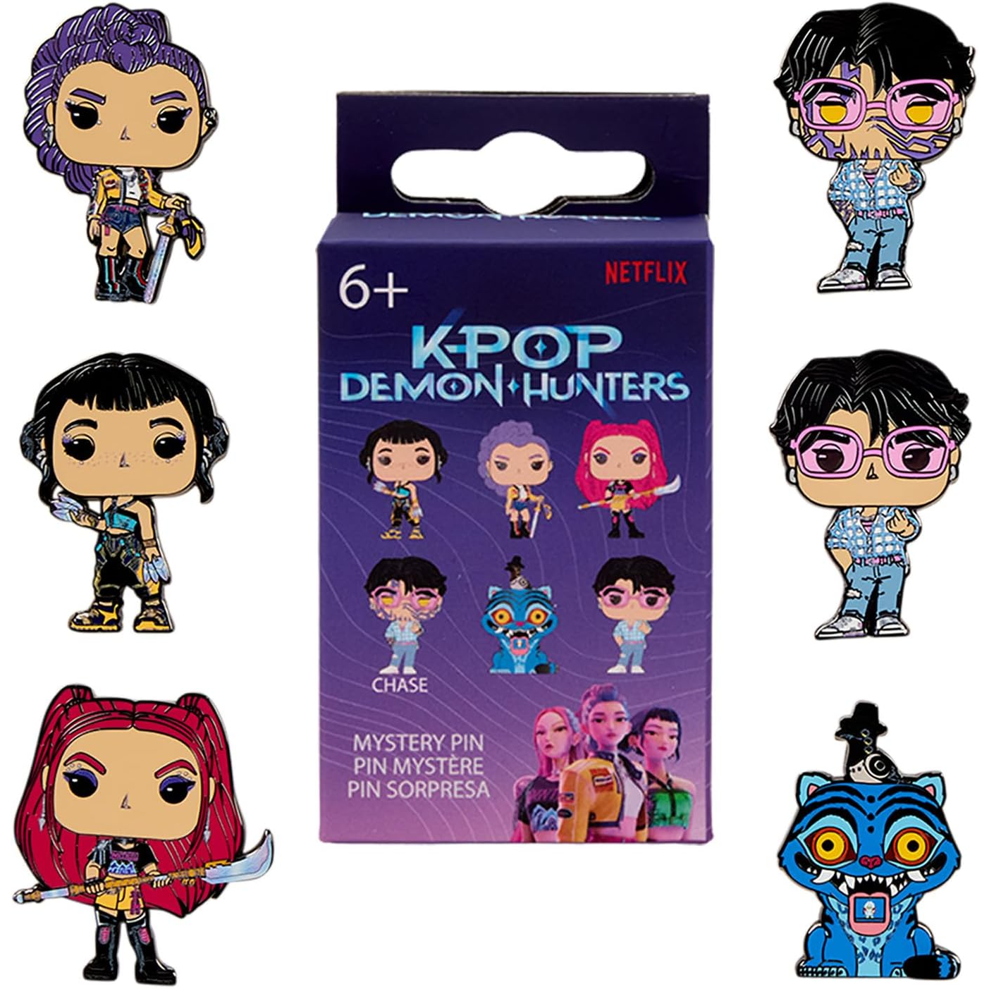 Funko K-Pop Demon Hunters: Mystery Pin Loungefly - Blind Box Spilla Smaltata (1pz)