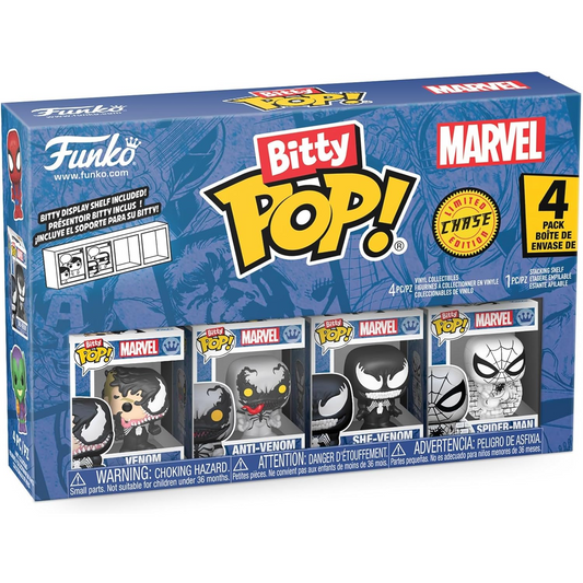 Funko Bitty Pop! Marvel Spiderman (4 Pack) - Mini figure 2cm
