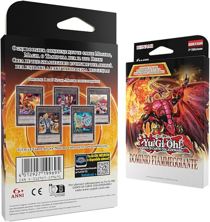 Yu-Gi-Oh! Dominio Fiammeggiante: 3 Buste Espansione + 5 Segna-Mostri Edizione Italiana