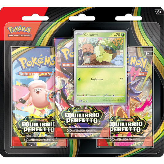 Pokémon GCC: Megaevoluzione Equilibrio Perfetto 3 Buste + Carta Promo ITA