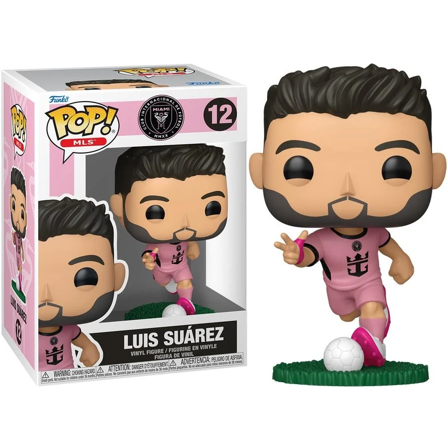 Funko Pop! MLS: Club Internacional de Fútbol Miami (12) Luis Suarez - Vinyl Figure 9cm