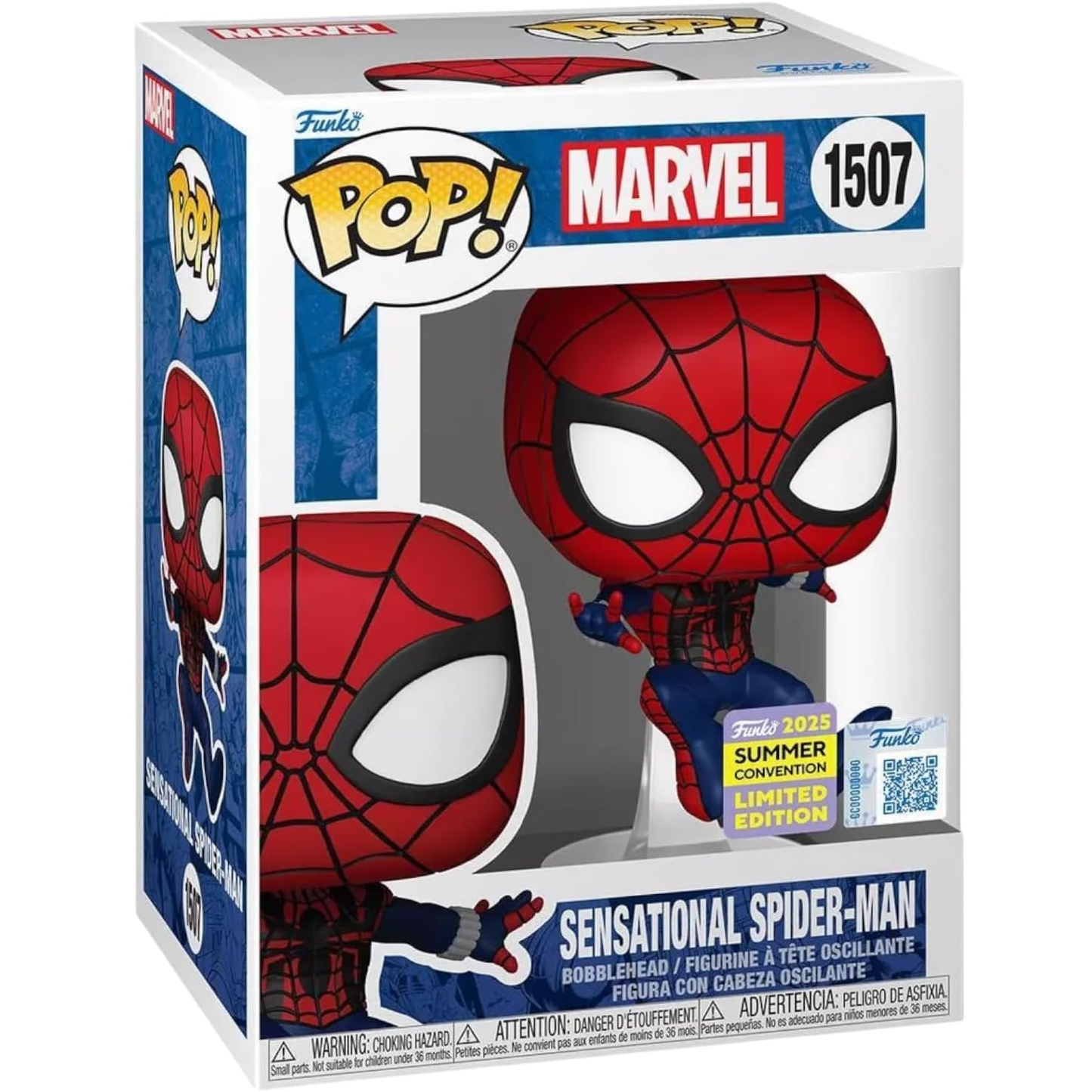 Funko Pop! Marvel Spider-Man (1507) Sensational Spider-man Limited Edition - Vinyl Figure 9cm (Copia)