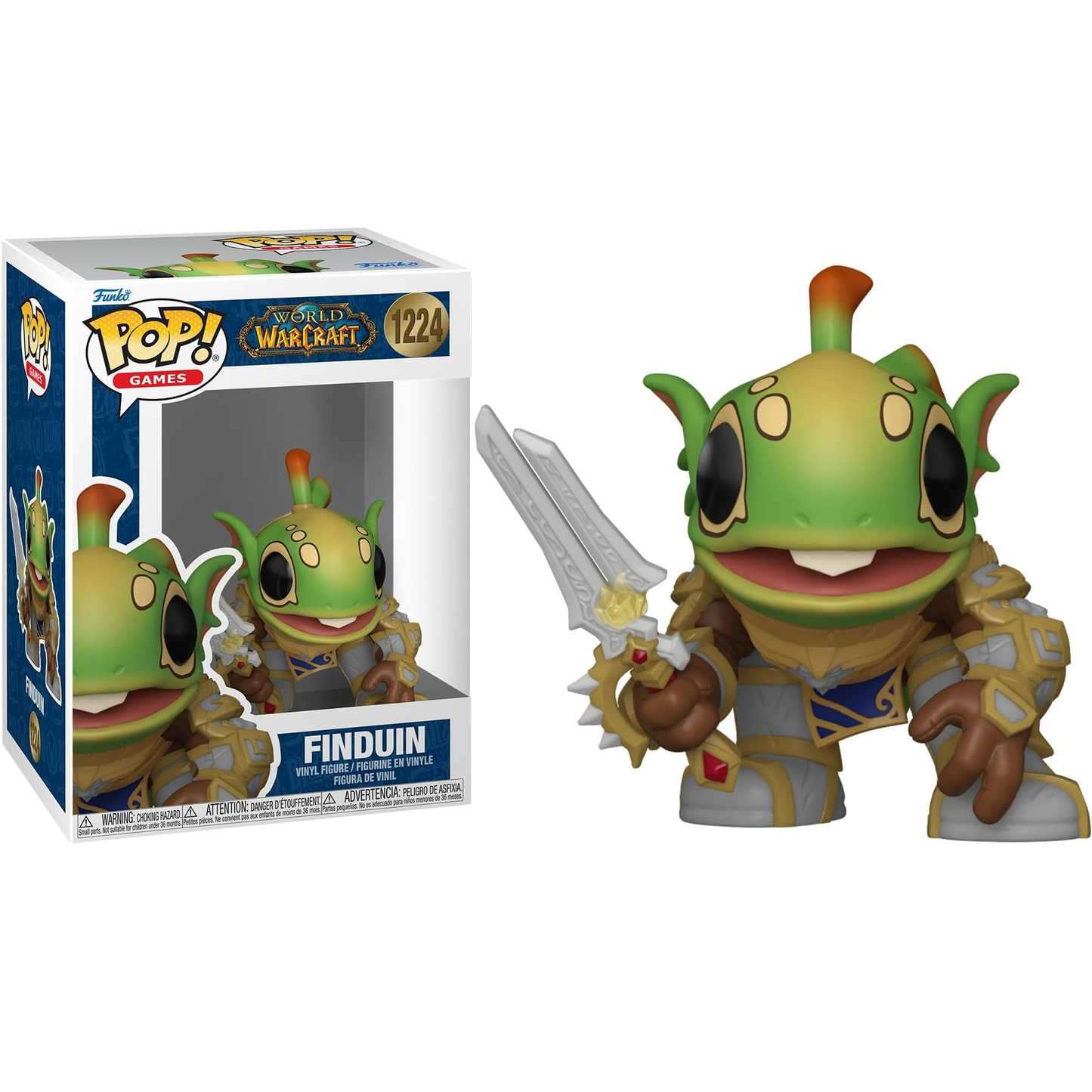 Funko Pop! Games: World of Warcraft (1224) Finduin - Vinyl Figure 9cm