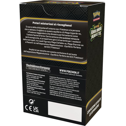 Pokémon GCC: Megaevoluzione Equilibrio Perfetto - Box 6 Busta Di Espansione