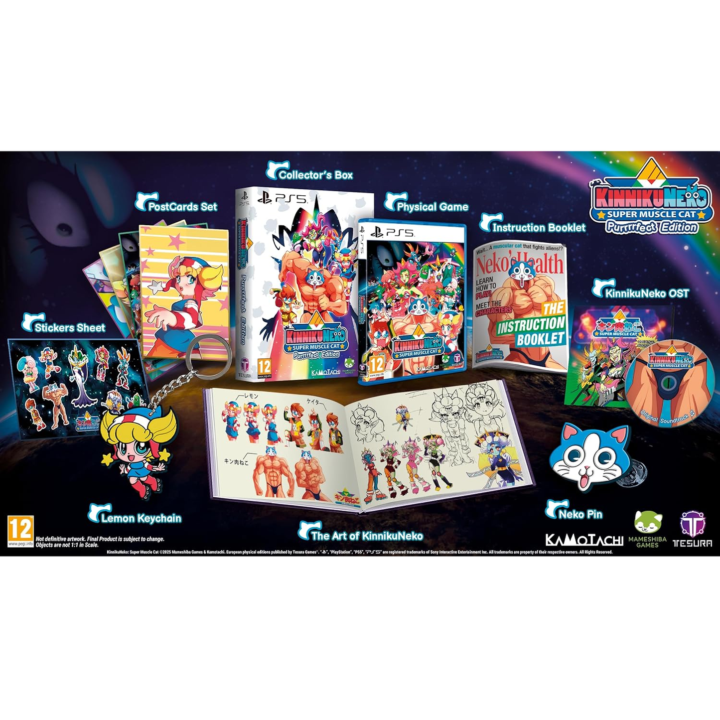 KinnikuNeko: Super Muscle Purfect Edition Ps5 PAL Eu Ita Playstation 5 (Copertina Multilingua)