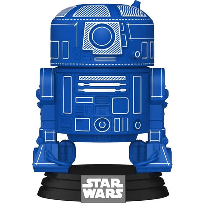 Funko Pop ! Star Wars - (798) R2-D2 Bobblehead (Blue Print) Figure 9cm