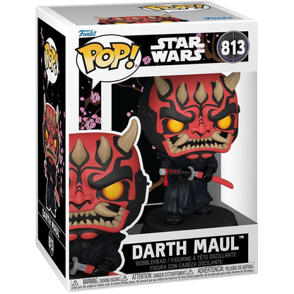 Funko Pop! Star Wars (813) Darth Maul (Impressions) Bobblehead Vinyl Figure 9cm