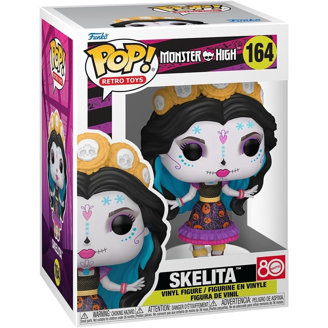 Funko Pop! Retro Toys Monster High (164) Skelita 80 Mattel - Vinyl Figure 9cm