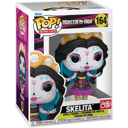 Funko Pop! Retro Toys Monster High (164) Skelita 80 Mattel - Vinyl Figure 9cm