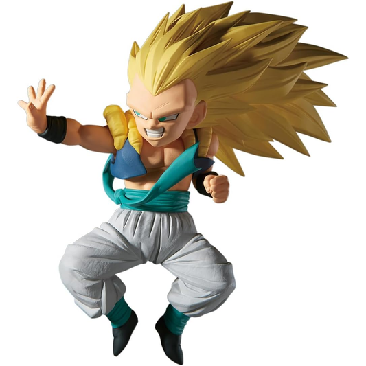 Bandai Banpresto Dragon Ball Z: Gotenks Super Saiyan 3 Statua Da Collezione - Match Makers Figure 11cm PVC