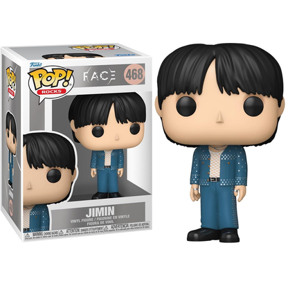 Funko Pop ! Rocks BTS Face - (468) Jimin (Like Crazy) Figure K-POP 9cm