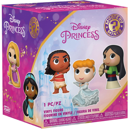 Funko Mystery Mini: Disney Princess (1pz) Random Mini Figure Da Collezione