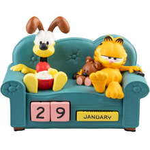 Calendario Perpetuo - Nickelodeon (Garfield) 3D da Tavolo - Figure PVC Statua Gadget Decorazione per Scrivania Fans: Regalo